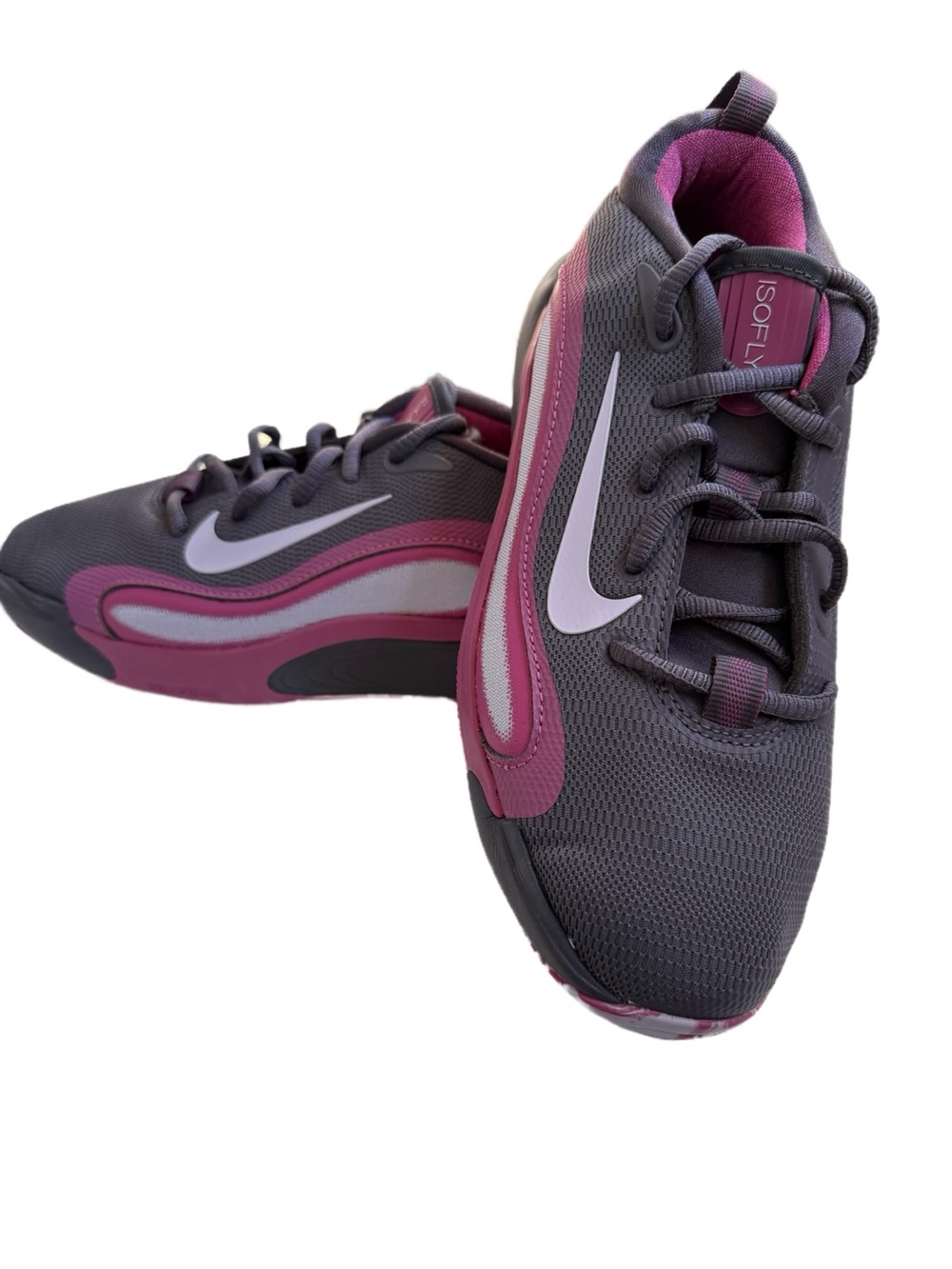New No Box Nike Isofly GS Dark Raisin & Purple Sneakers 5Y fit 6.5 adult